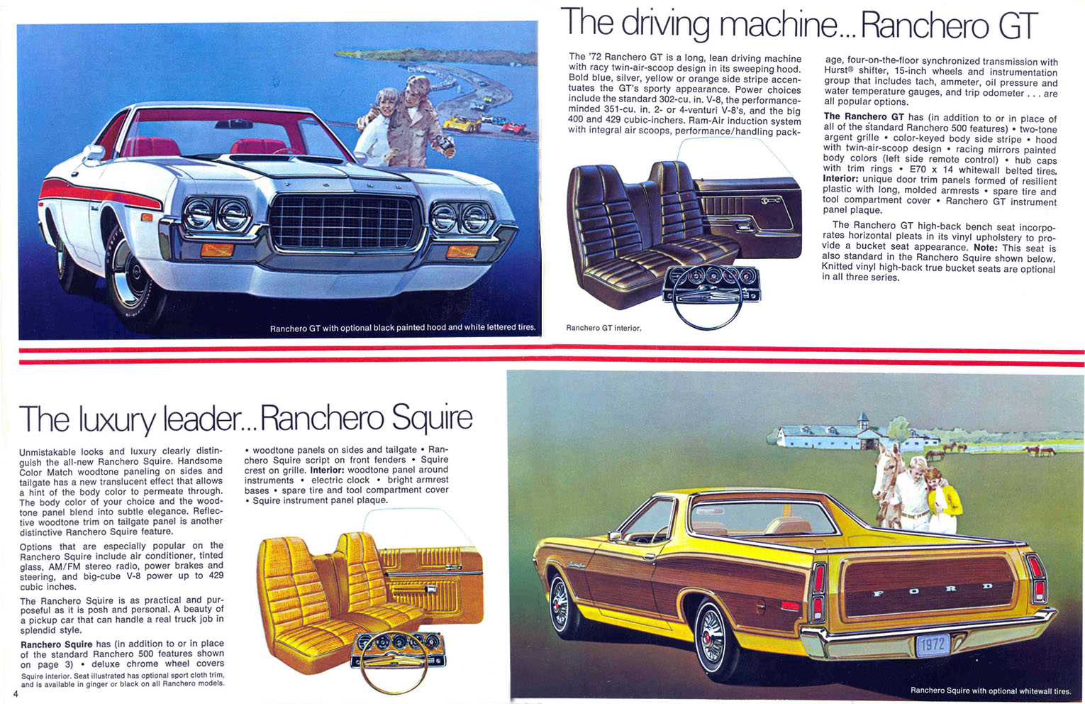 1972 Ford Ranchero Brochure